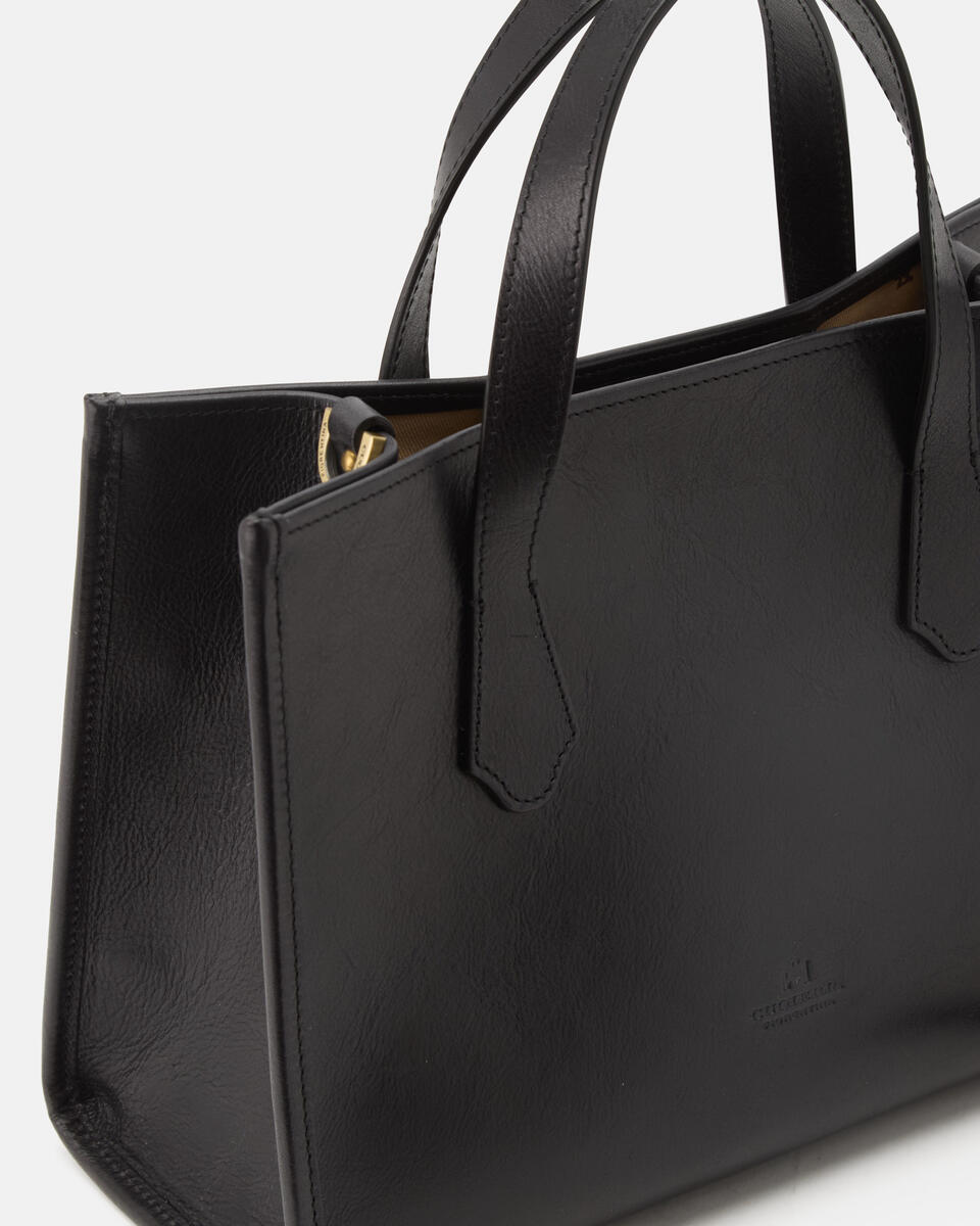 TOTE BAG Black  - Tote Bags - Women's Bags - Bags - Cuoieria Fiorentina