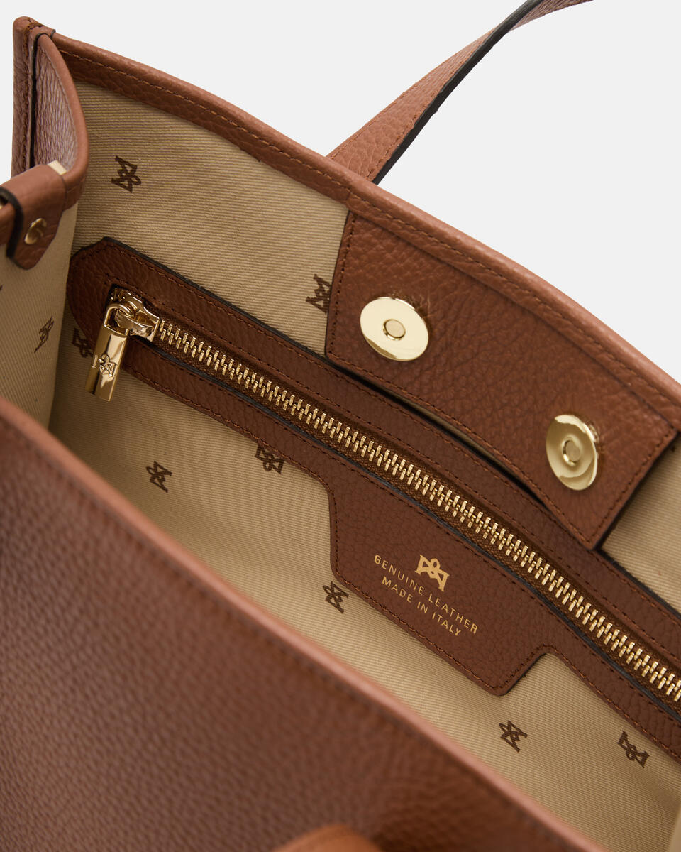 TOTE BAG Caramel  - Tote Bags - Women's Bags - Bags - Cuoieria Fiorentina