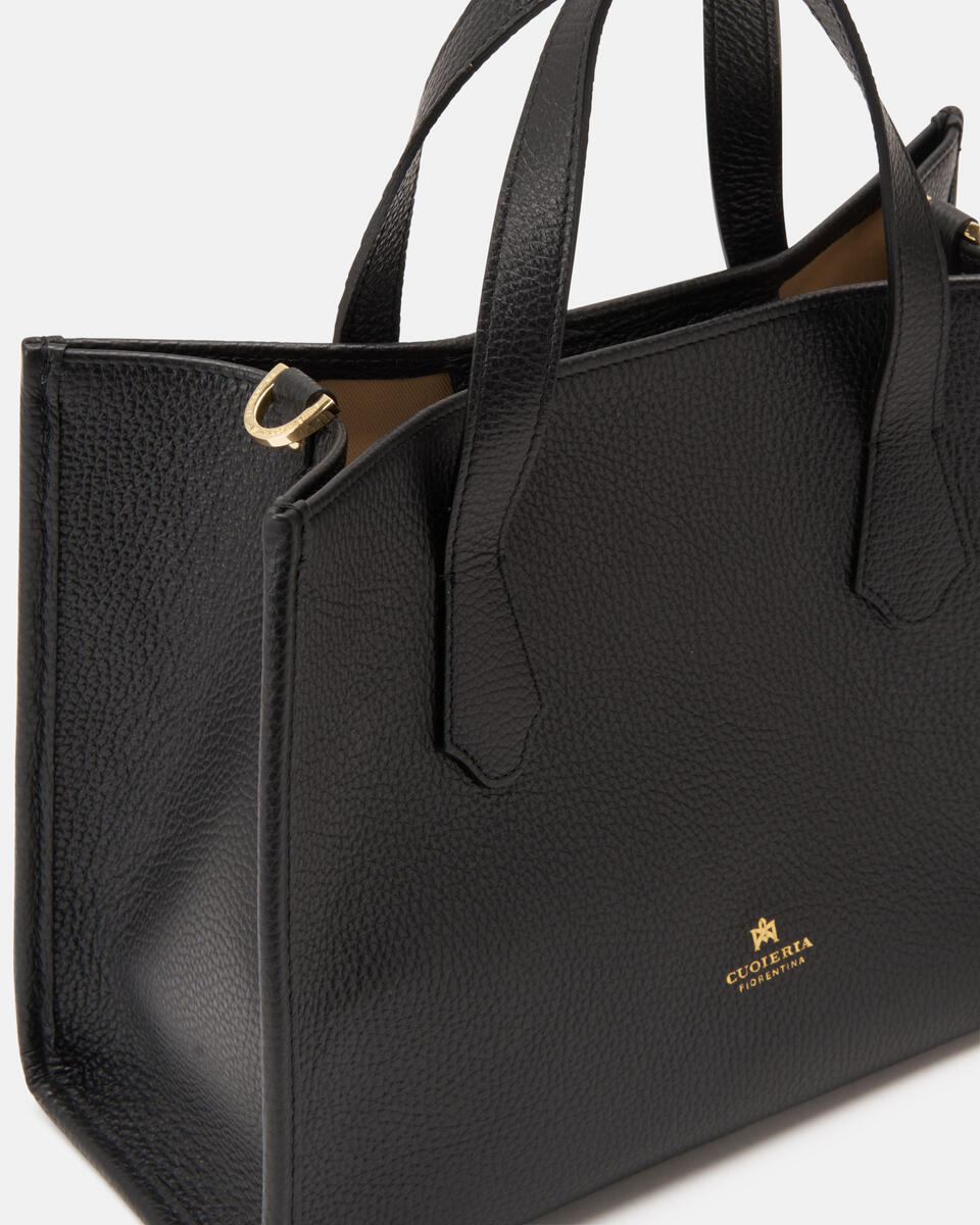 Dora Medium tote dollaro Nero  - Tote Bag - Borse Donna - Borse - Cuoieria Fiorentina