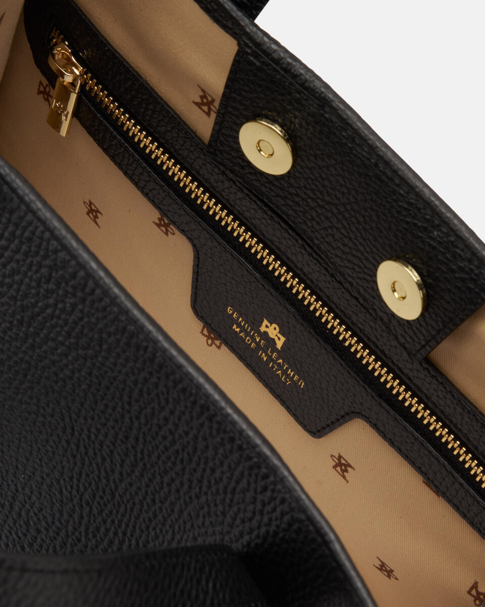 Dora Medium tote dollaro Nero  - Tote Bag - Borse Donna - Borse - Cuoieria Fiorentina