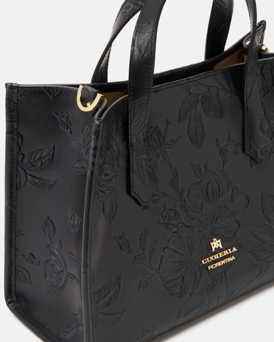 TOTE BAG Black  - Tote Bags - Women's Bags - Bags - Cuoieria Fiorentina