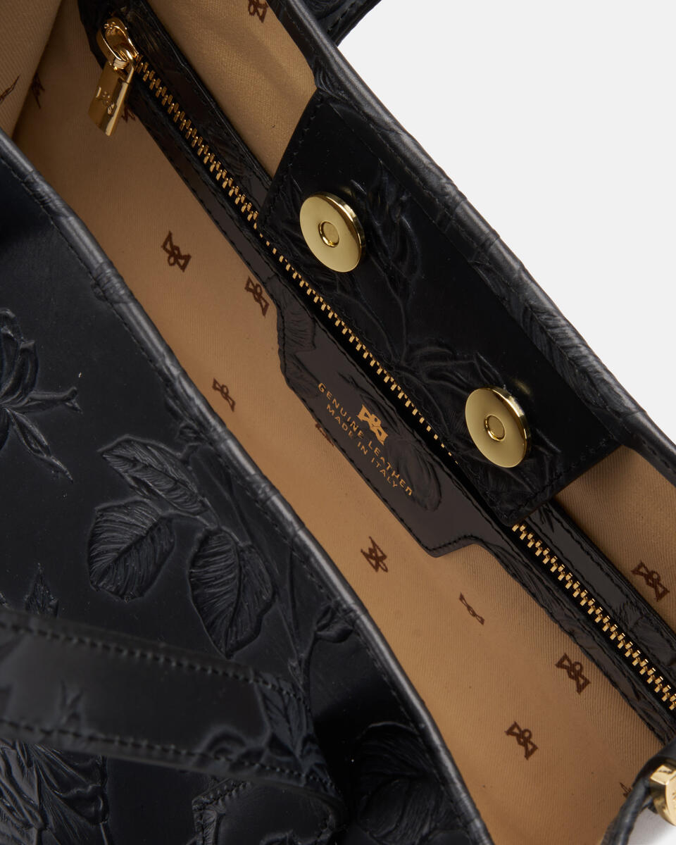 TOTE BAG Black  - Tote Bags - Women's Bags - Bags - Cuoieria Fiorentina