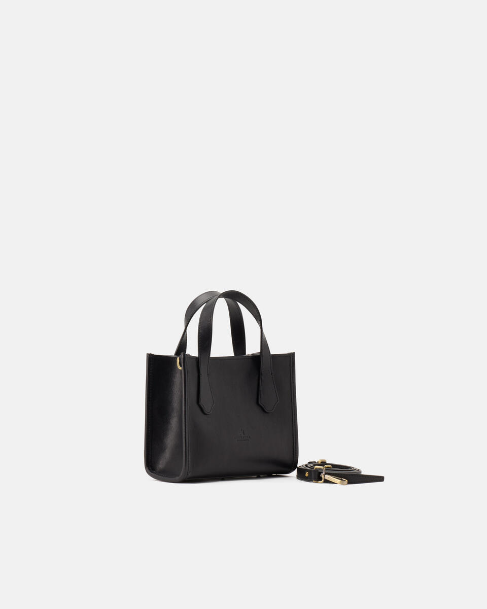 MINI TOTE BAG Black  - Tote Bags - Women's Bags - Bags - Cuoieria Fiorentina