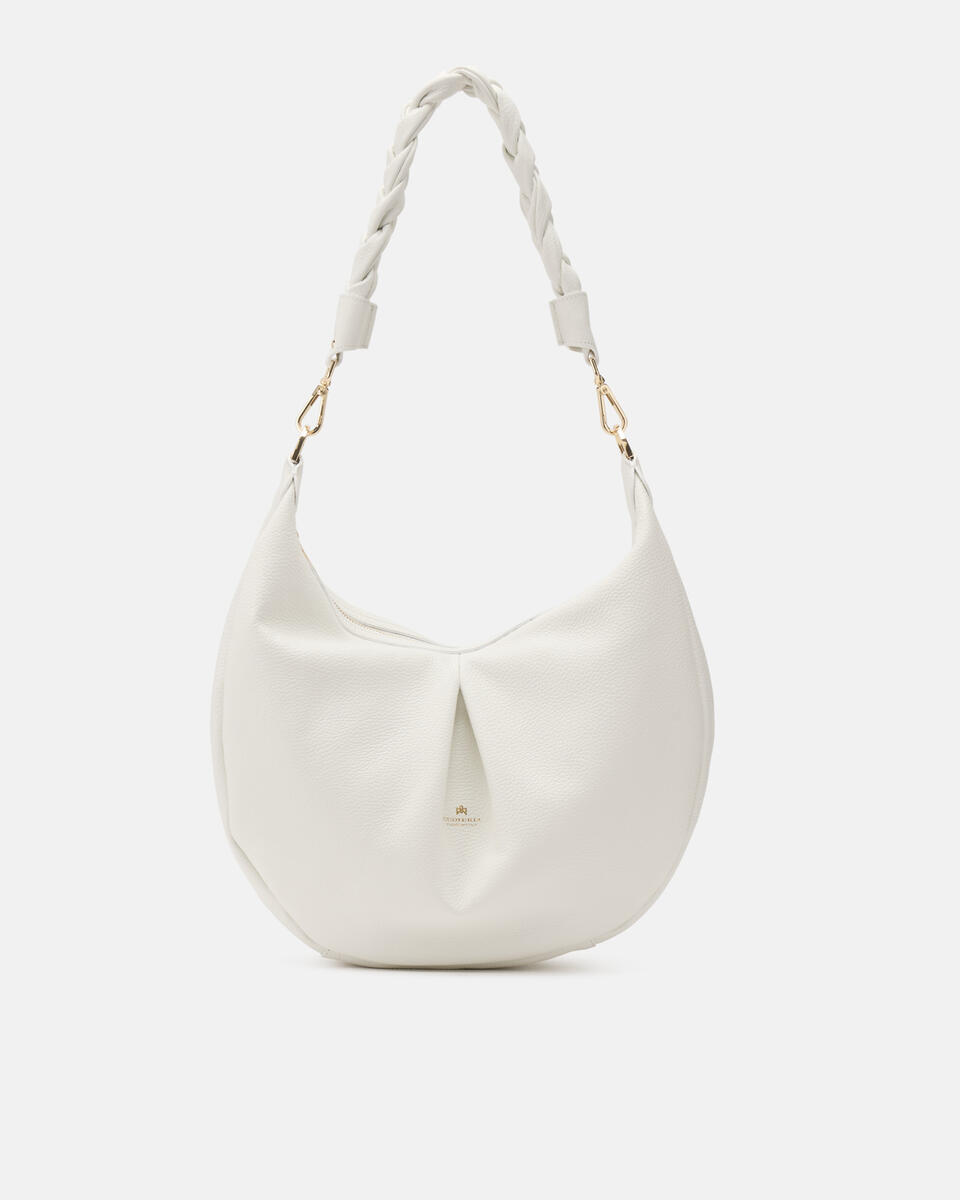 Emma Large hobo Bianco  - Borse - Special Price - Cuoieria Fiorentina