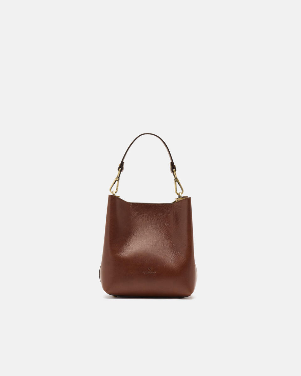 small bucket bag Brown  - Bucket Bags - Women's Bags - Bags - Cuoieria Fiorentina
