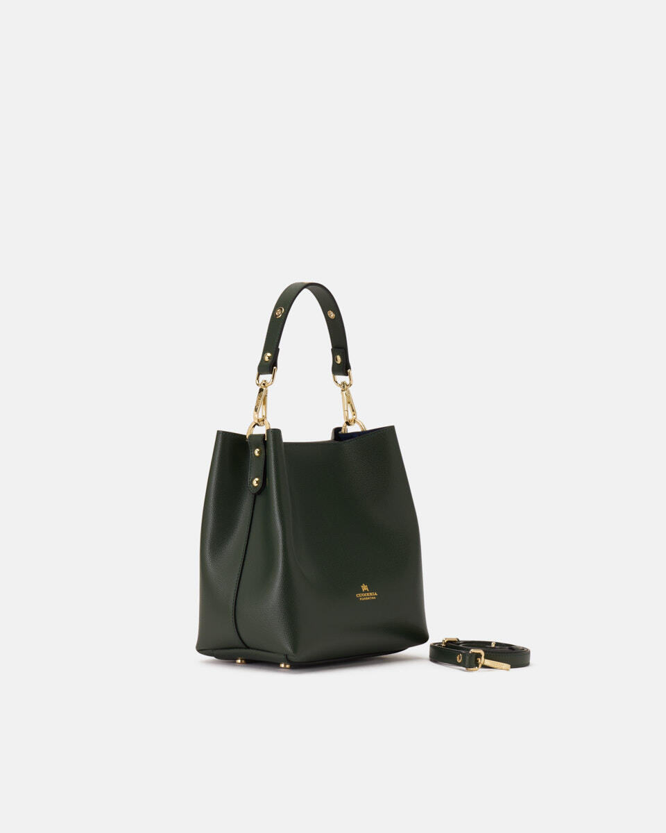 SMALL BUCKET BAG Moss  - Bucket Bags - Women's Bags - Bags - Cuoieria Fiorentina