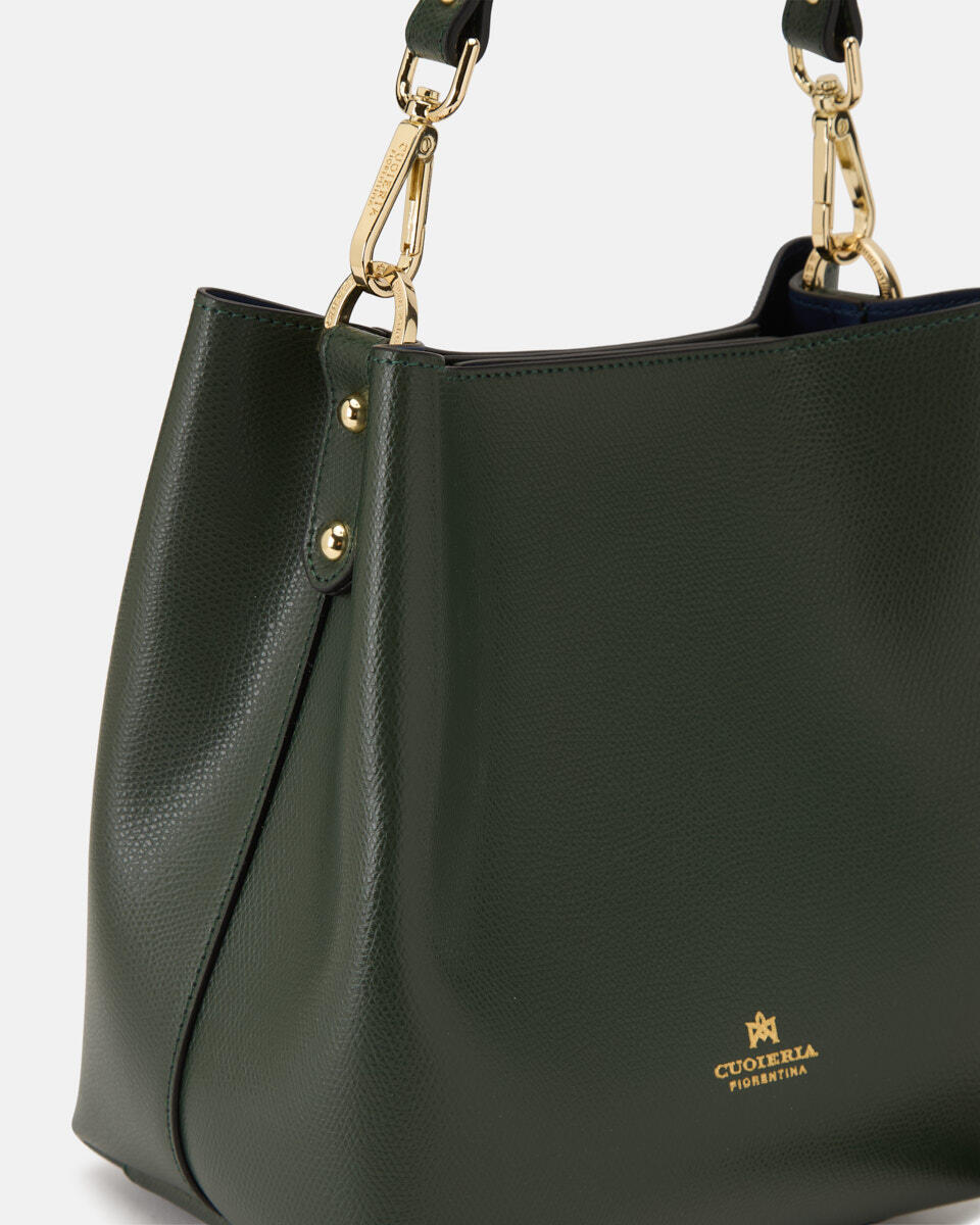 SMALL BUCKET BAG Moss  - Bucket Bags - Women's Bags - Bags - Cuoieria Fiorentina