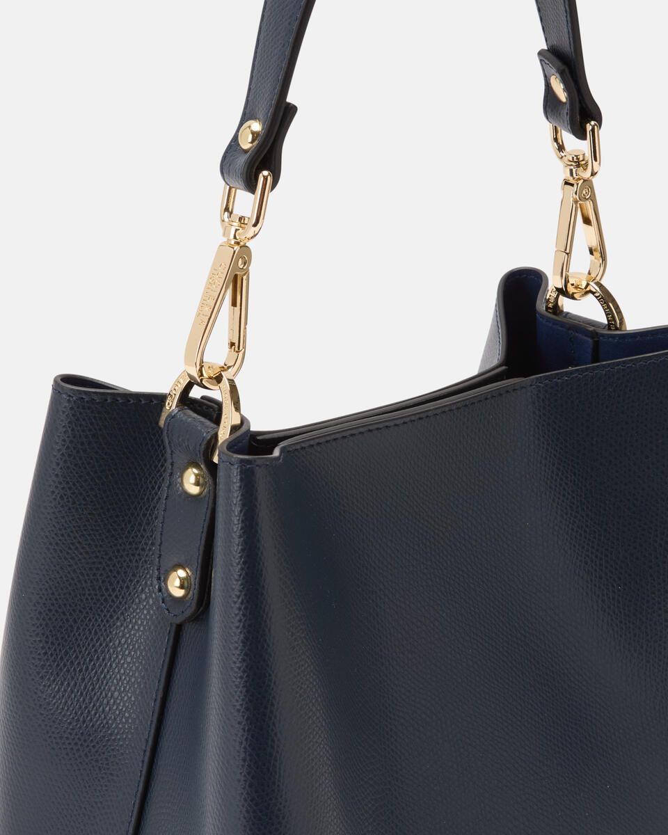 Alice small bucket Navy  - Secchiello - Borse Donna - Borse - Cuoieria Fiorentina