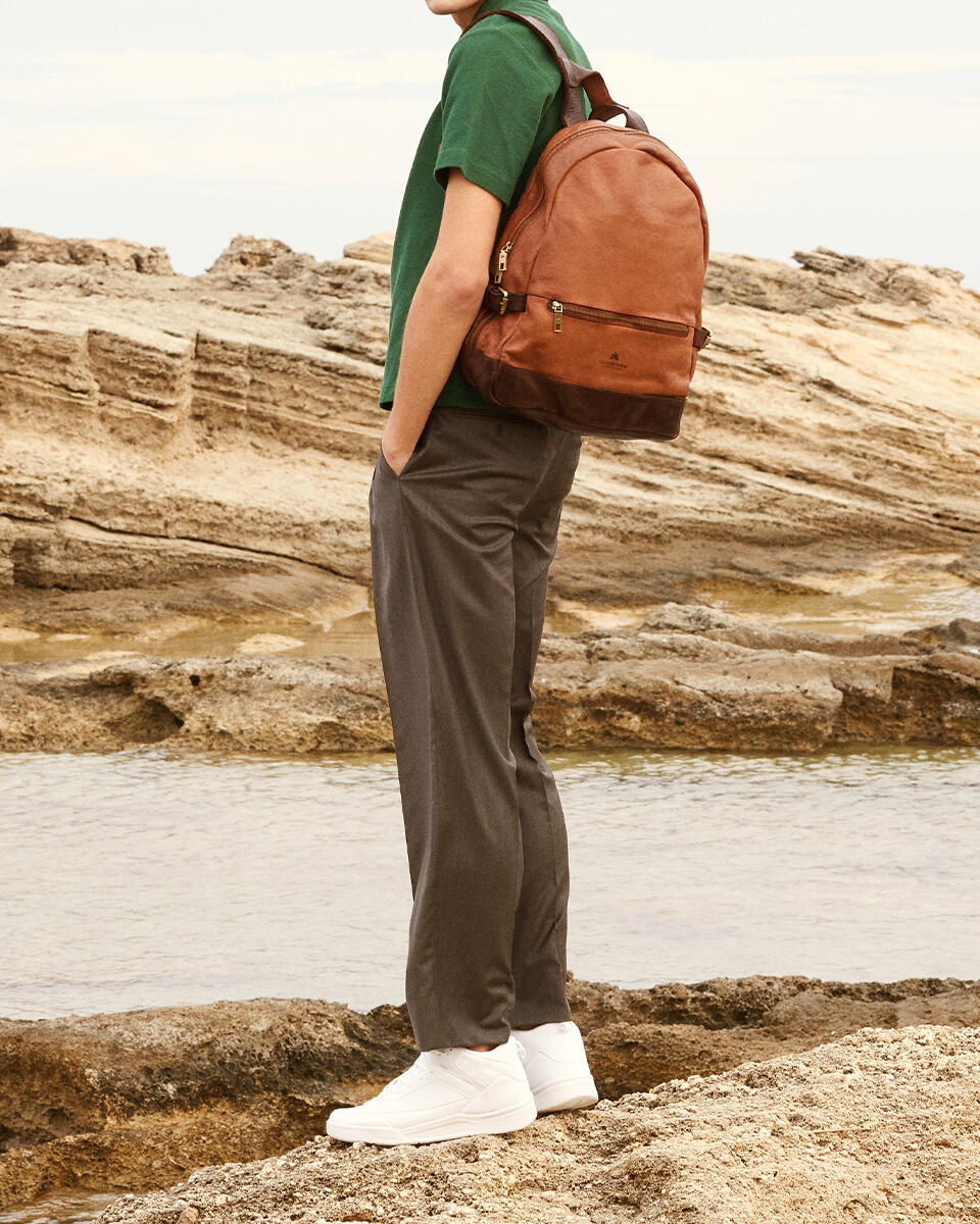 BACKPACK Burned  - Backpacks - Men's Bags - Bags - Cuoieria Fiorentina
