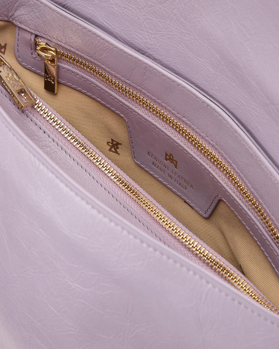Candy soft Flap bag Lavanda  - Messenger - Borse Donna - Borse - Cuoieria Fiorentina
