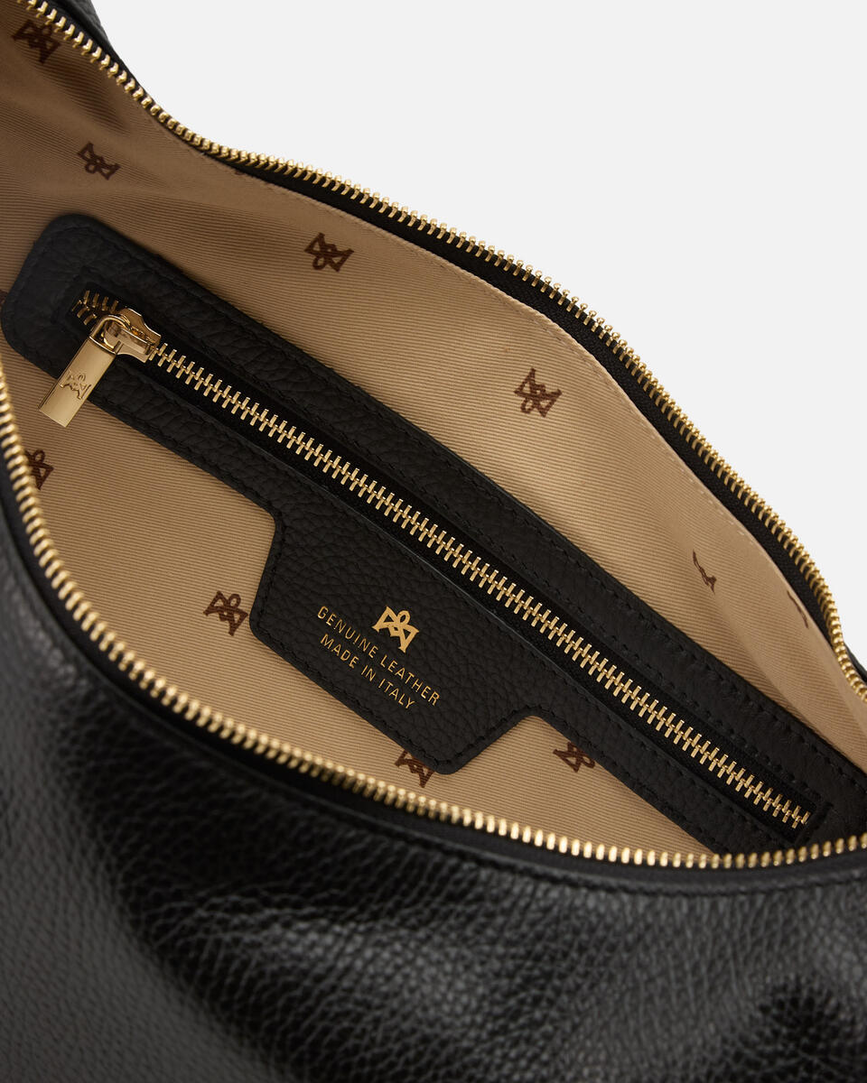 HOBO BAG Black  - Shoulder Bags - Women's Bags - Bags - Cuoieria Fiorentina