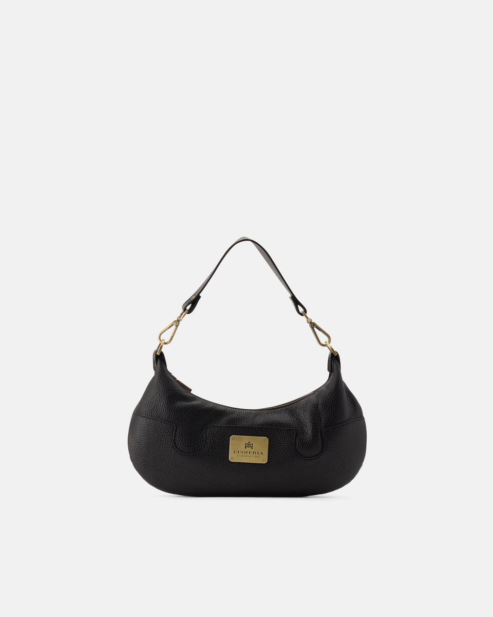SMALL CROISSANT Black  - Shoulder Bags - Women's Bags - Bags - Cuoieria Fiorentina