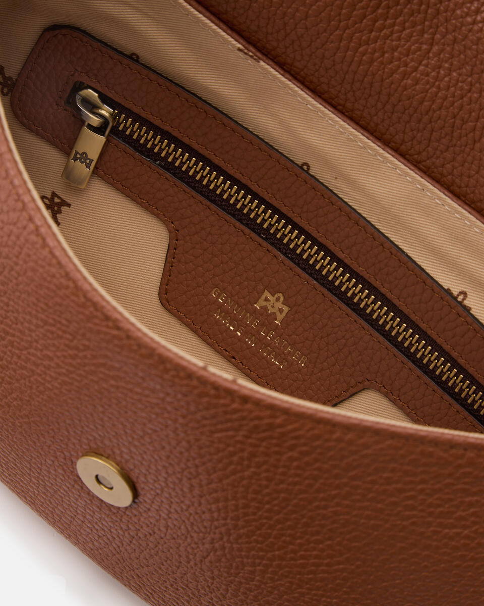 FLAP BAG Caramel  - Messenger Bags - Women's Bags - Bags - Cuoieria Fiorentina
