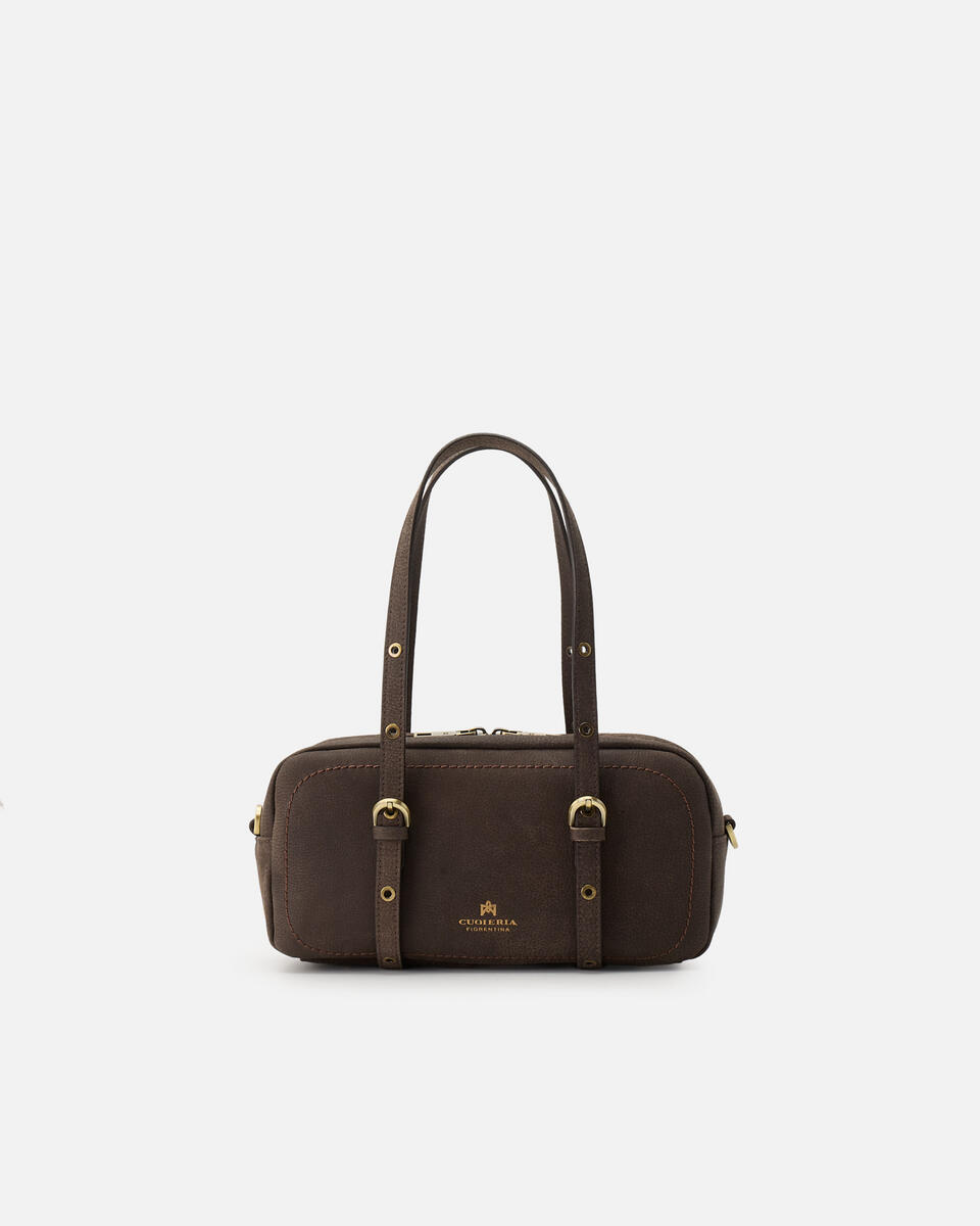Eva soft duffle Cioccolato  - Borse A Spalla - Borse Donna - Borse - Cuoieria Fiorentina
