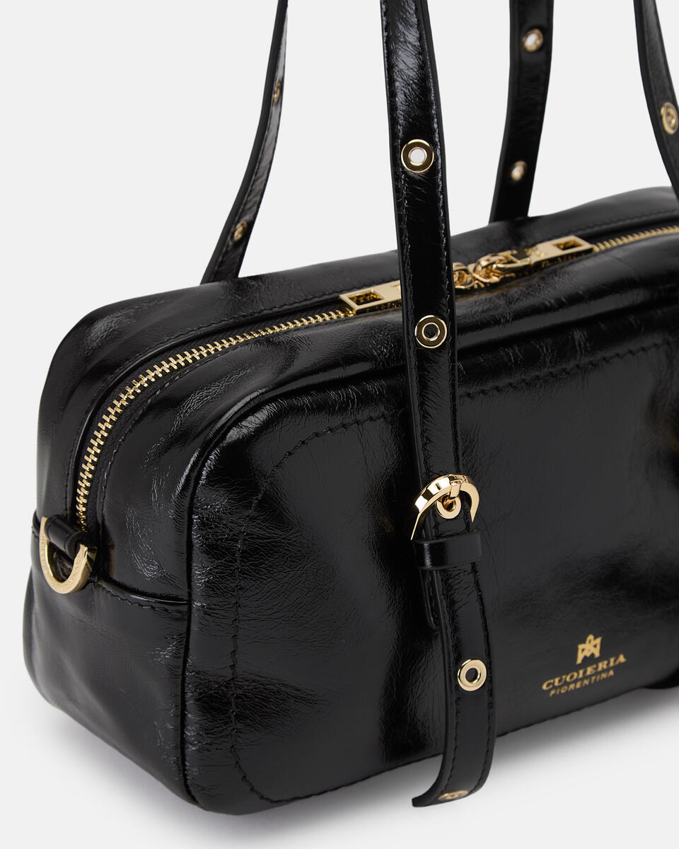 DUFFLE BAG Black  - Shoulder Bags - Women's Bags - Bags - Cuoieria Fiorentina