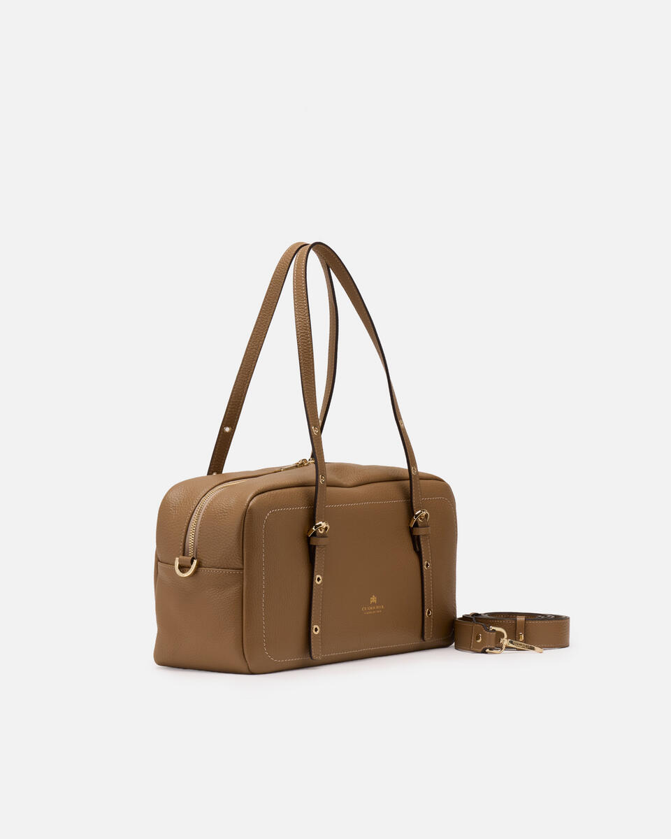 LARGE DUFFLE BAG Desert  - Shoulder Bags - Women's Bags - Bags - Cuoieria Fiorentina