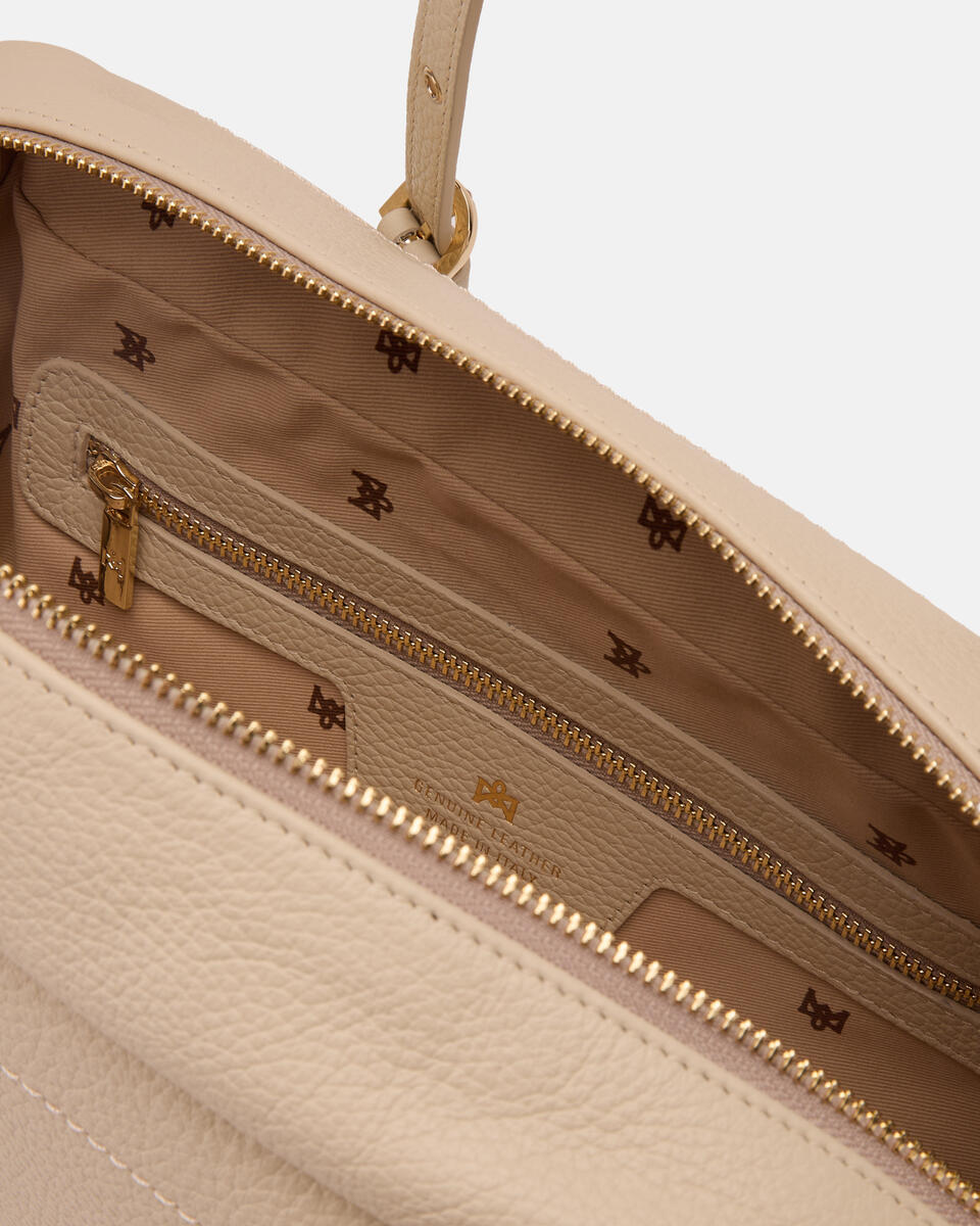 Eva soft large duffle Prosecco  - Borse A Spalla - Borse Donna - Borse - Cuoieria Fiorentina