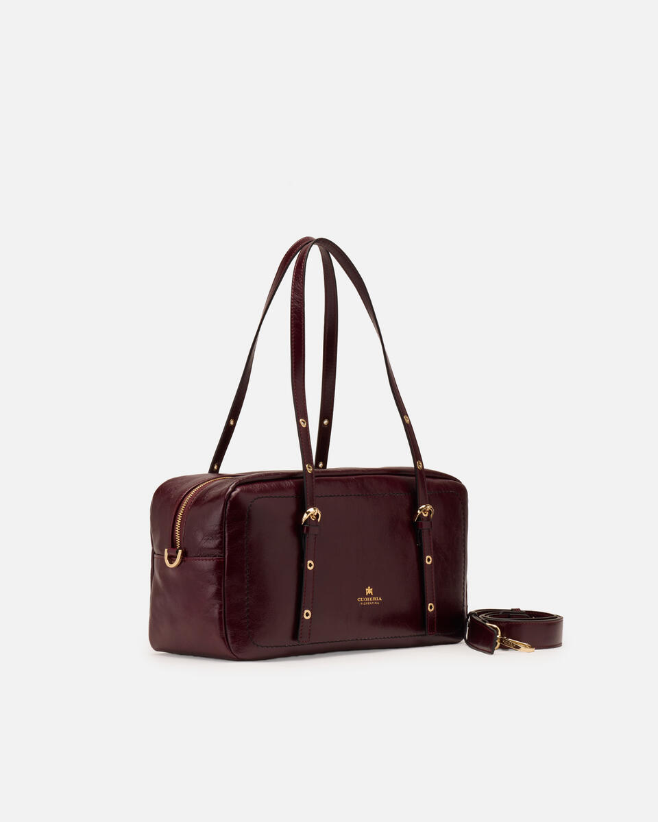 Eva soft large duffle Vintage Amarena  - Borse A Spalla - Borse Donna - Borse - Cuoieria Fiorentina