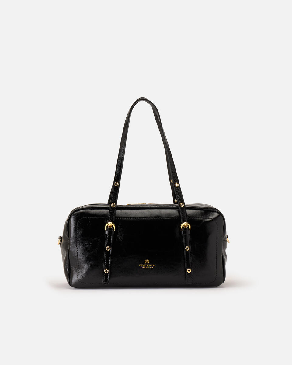 Eva soft large duffle Vintage Nero  - Borse A Spalla - Borse Donna - Borse - Cuoieria Fiorentina