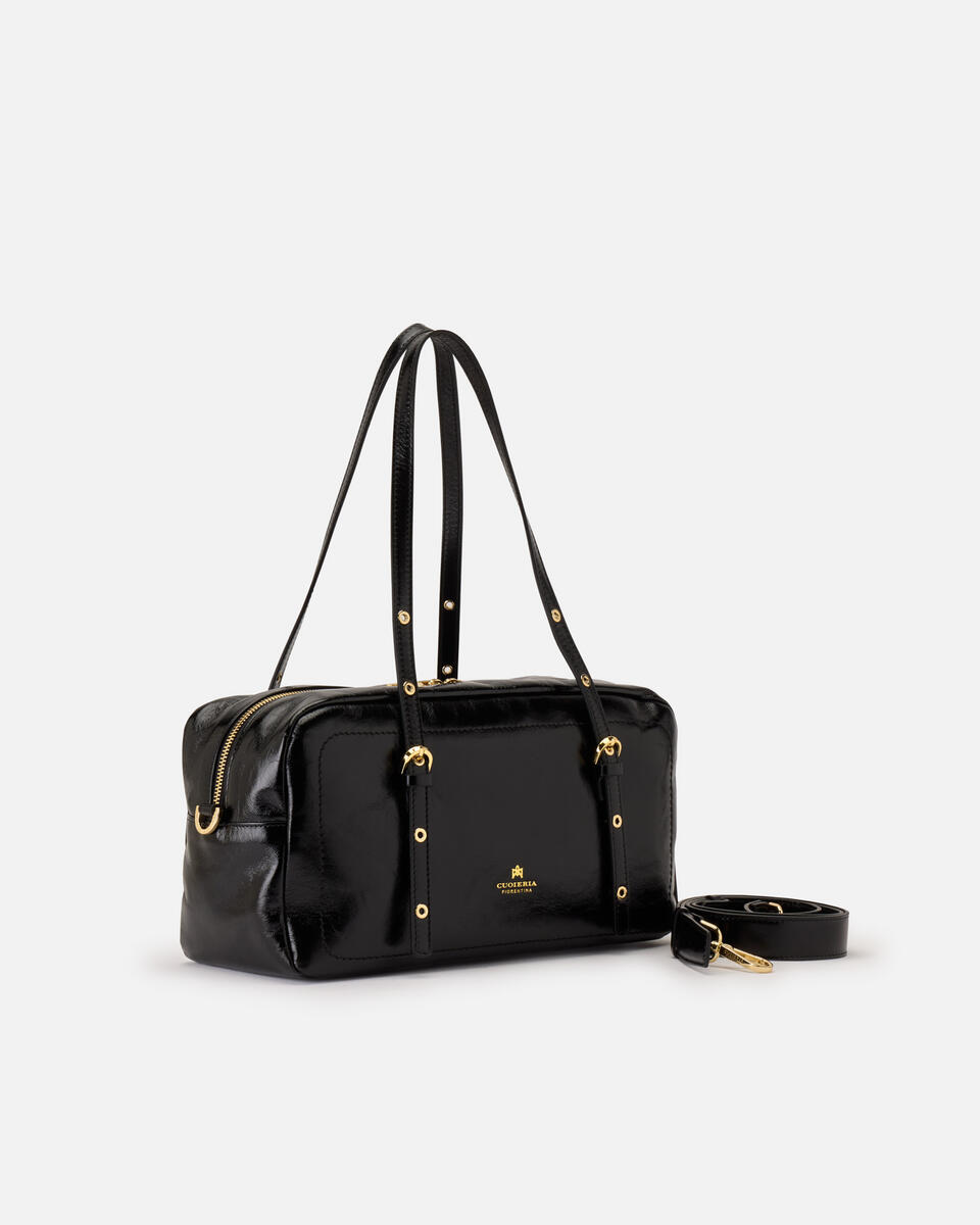 Eva soft large duffle Vintage Nero  - Borse A Spalla - Borse Donna - Borse - Cuoieria Fiorentina