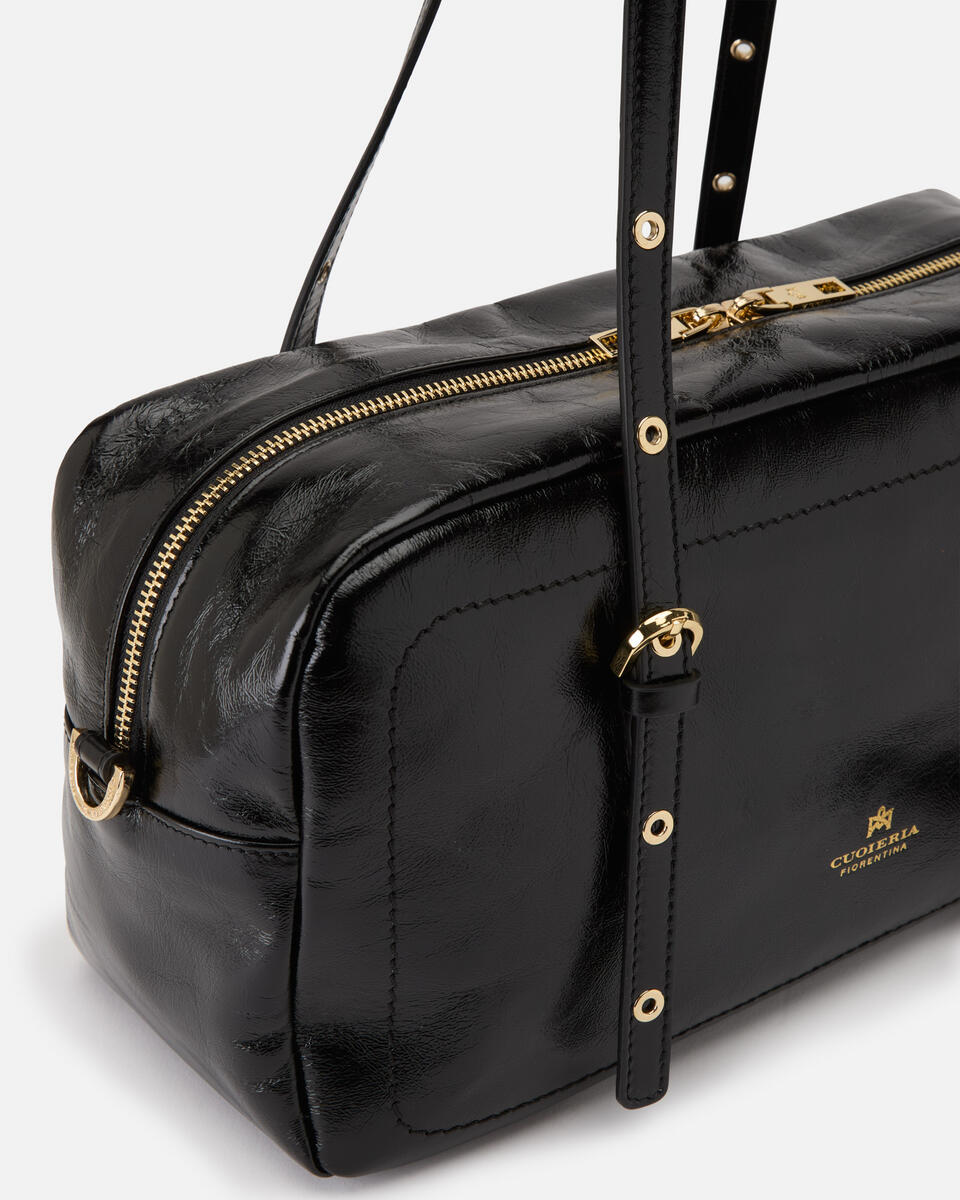 Eva soft large duffle Vintage Nero  - Borse A Spalla - Borse Donna - Borse - Cuoieria Fiorentina