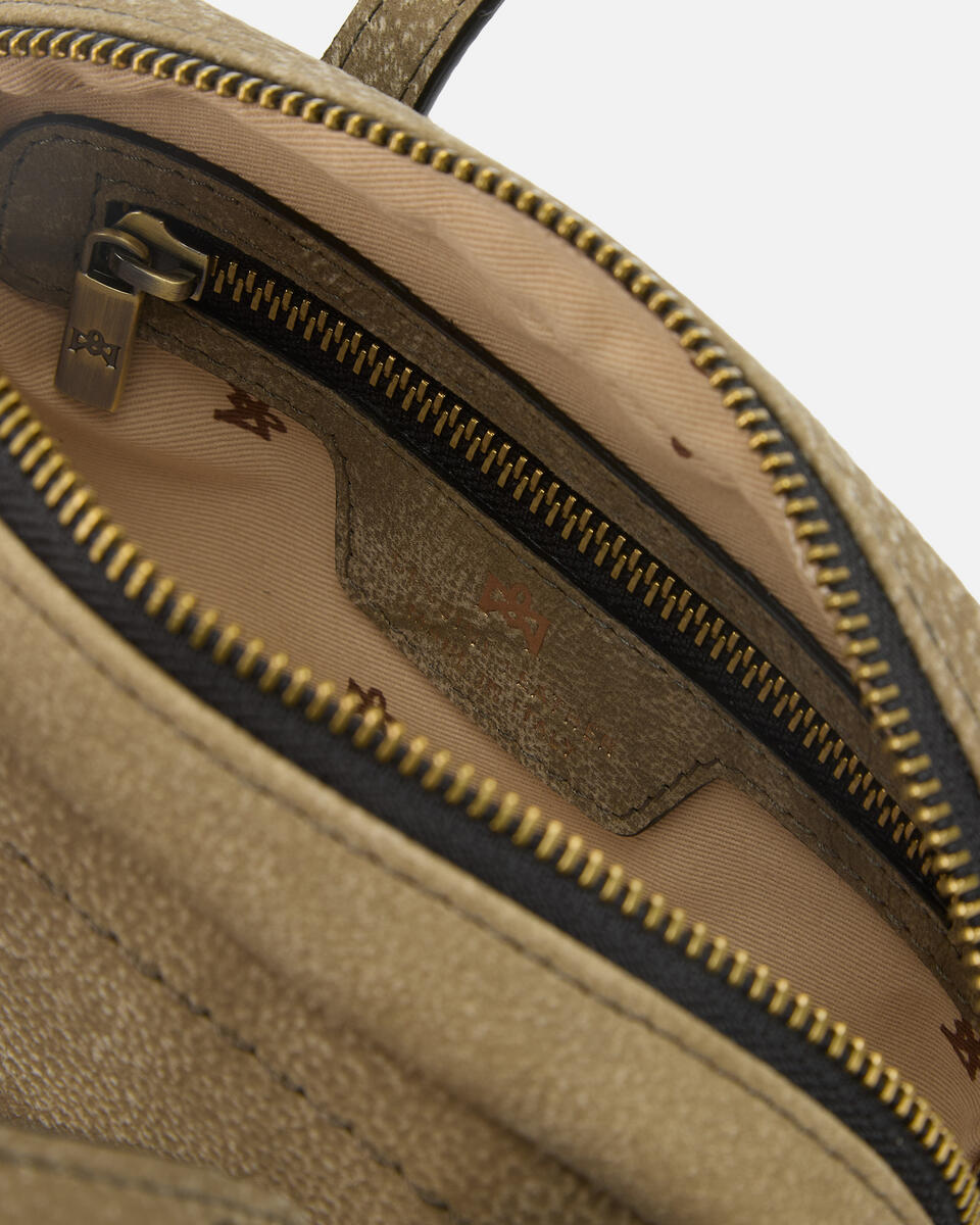 MINI DUFFLE BAG Forest green   - Mini Bags - Women's Bags - Bags - Cuoieria Fiorentina