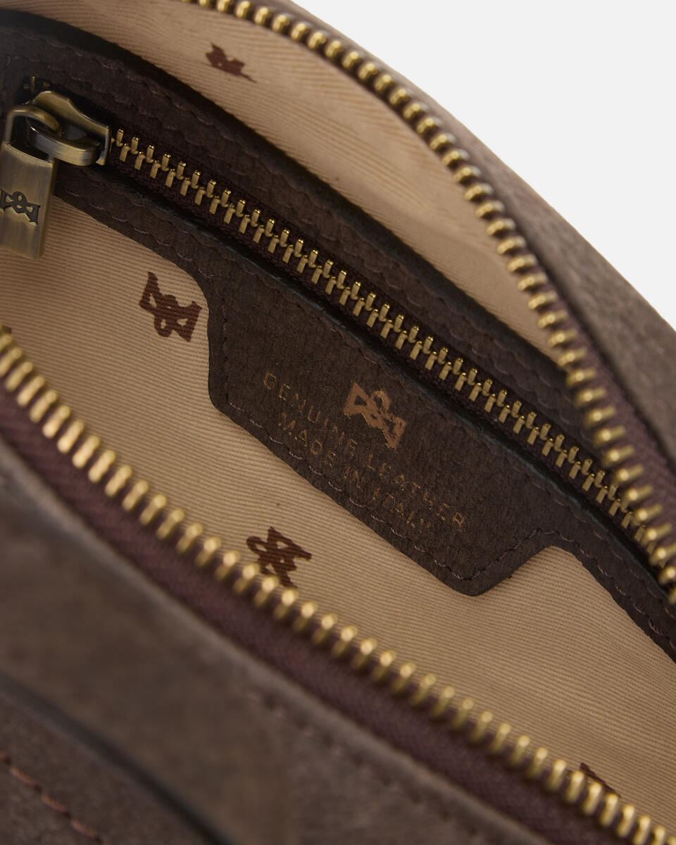 MINI DUFFLE BAG Chocolate  - Mini Bags - Women's Bags - Bags - Cuoieria Fiorentina