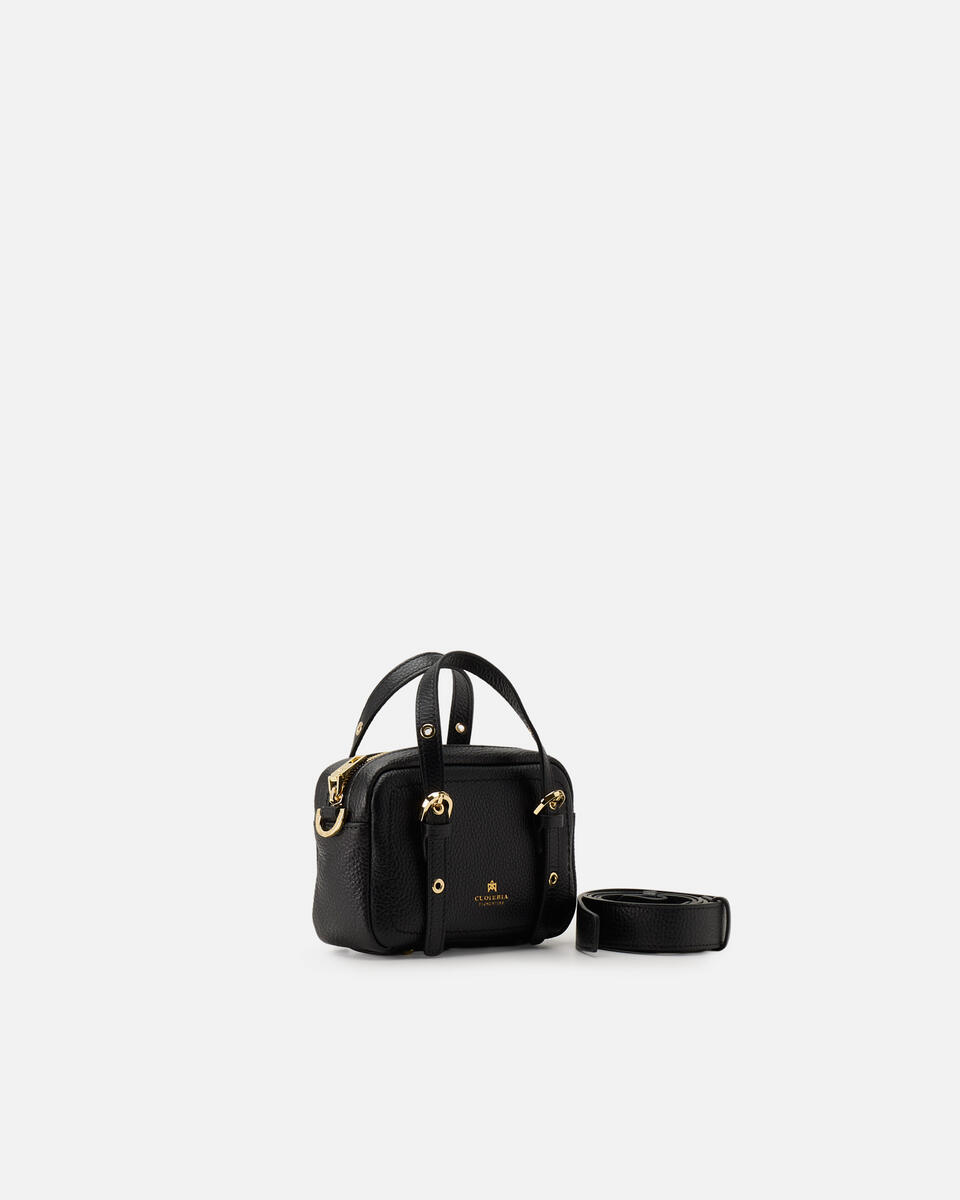 Eva soft mini duffle Nero  - Mini Bag - Borse Donna - Borse - Cuoieria Fiorentina