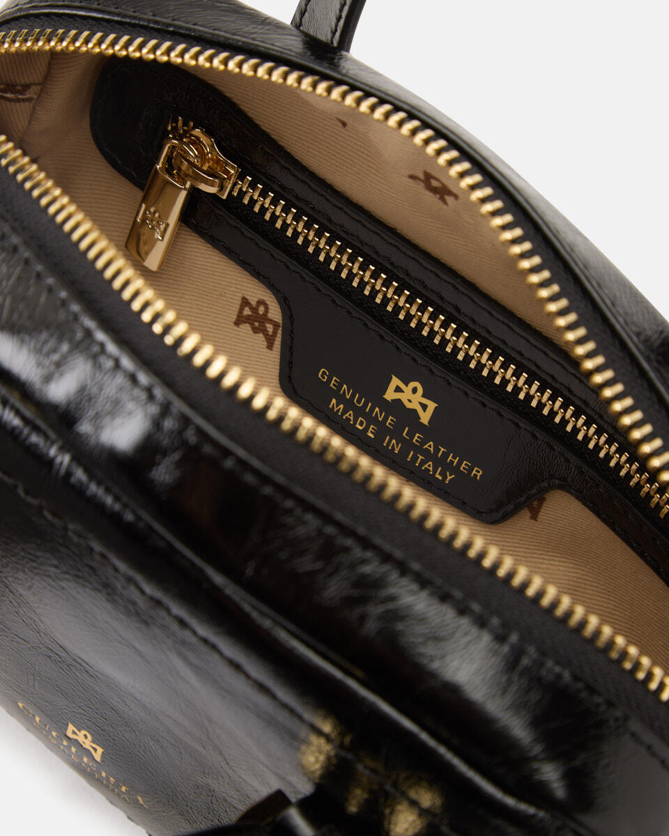 mini duffle Black  - Tote Bags - Women's Bags - Bags - Cuoieria Fiorentina