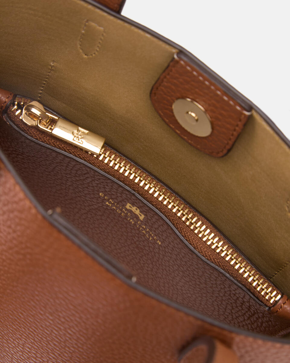 Small tote bag Caramel  - Mini Bags - Women's Bags - Bags - Cuoieria Fiorentina
