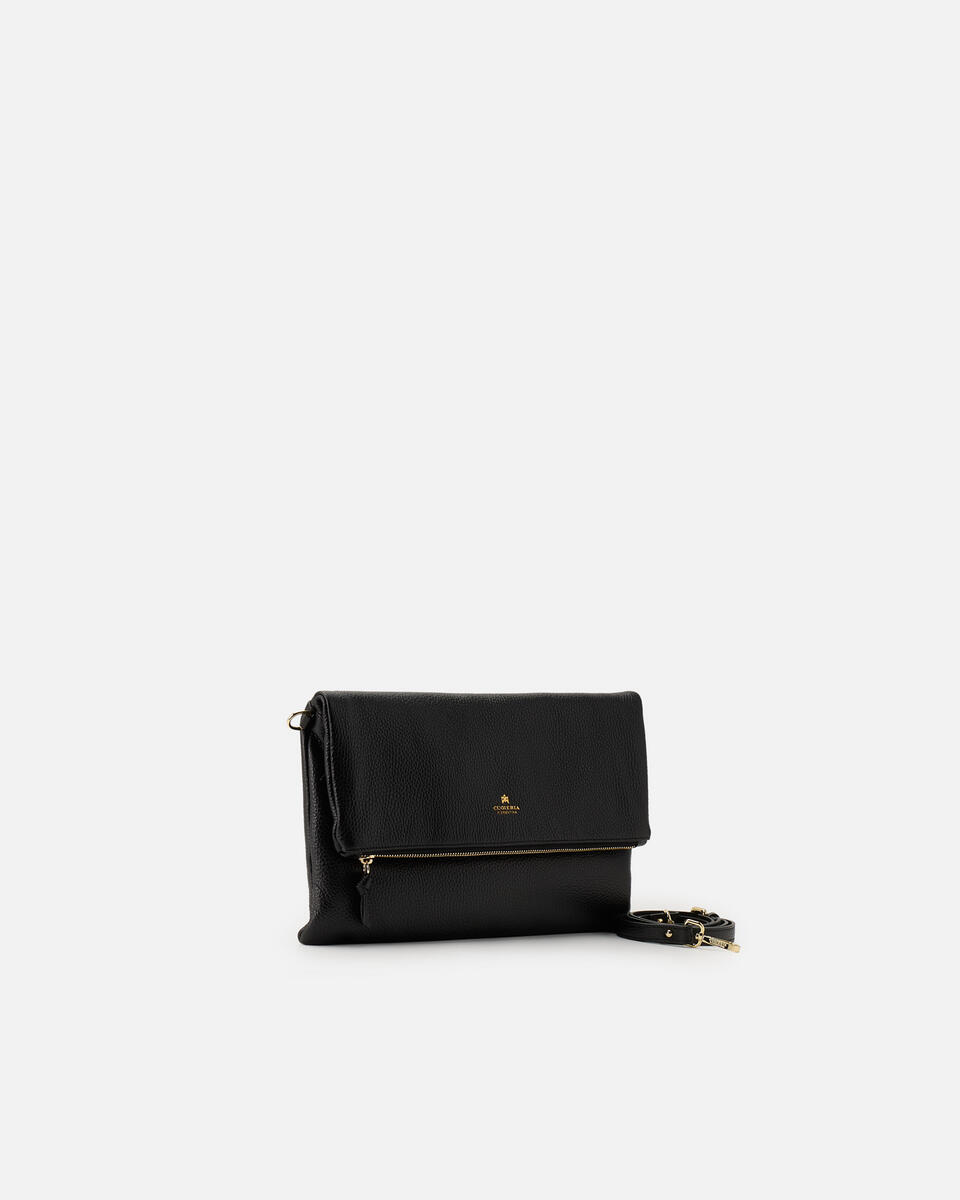 Velvet Flap bag XL Nero  - Pochette - Borse Donna - Borse - Cuoieria Fiorentina