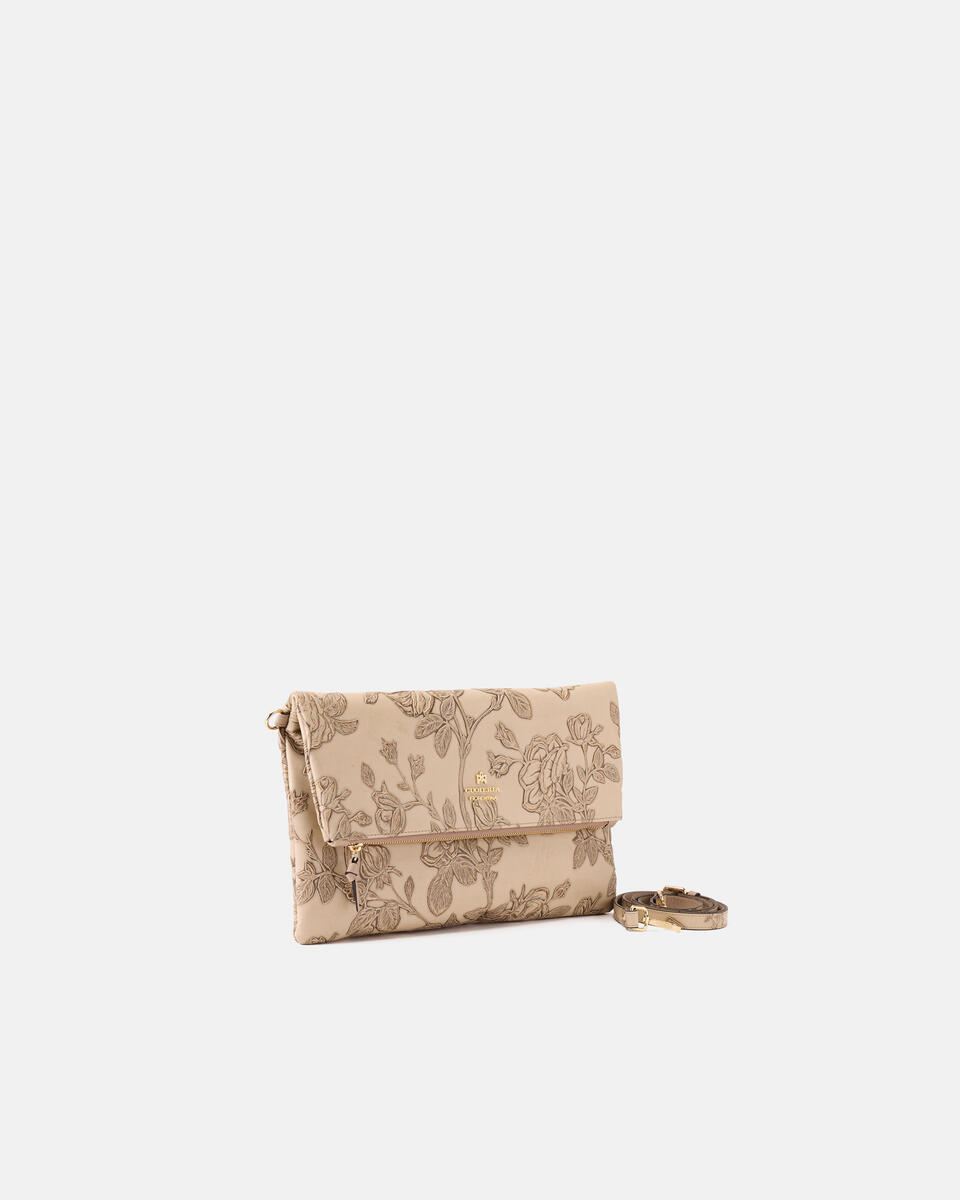 MAXI POUCH Taupe  - Clutch Bags - Women's Bags - Bags - Cuoieria Fiorentina