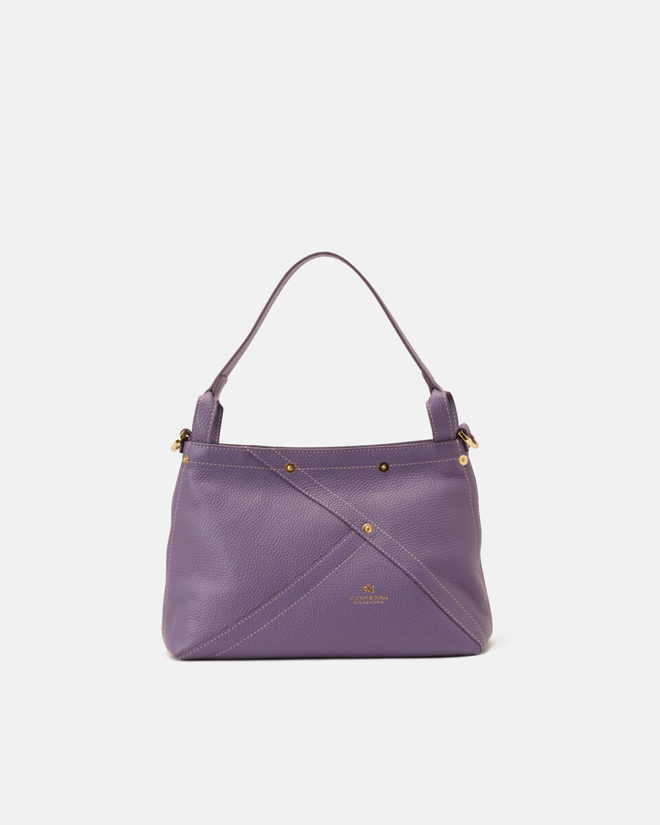 Jenny small hobo in pelle Lavanda  - Borse A Spalla - Borse Donna - Borse - Cuoieria Fiorentina