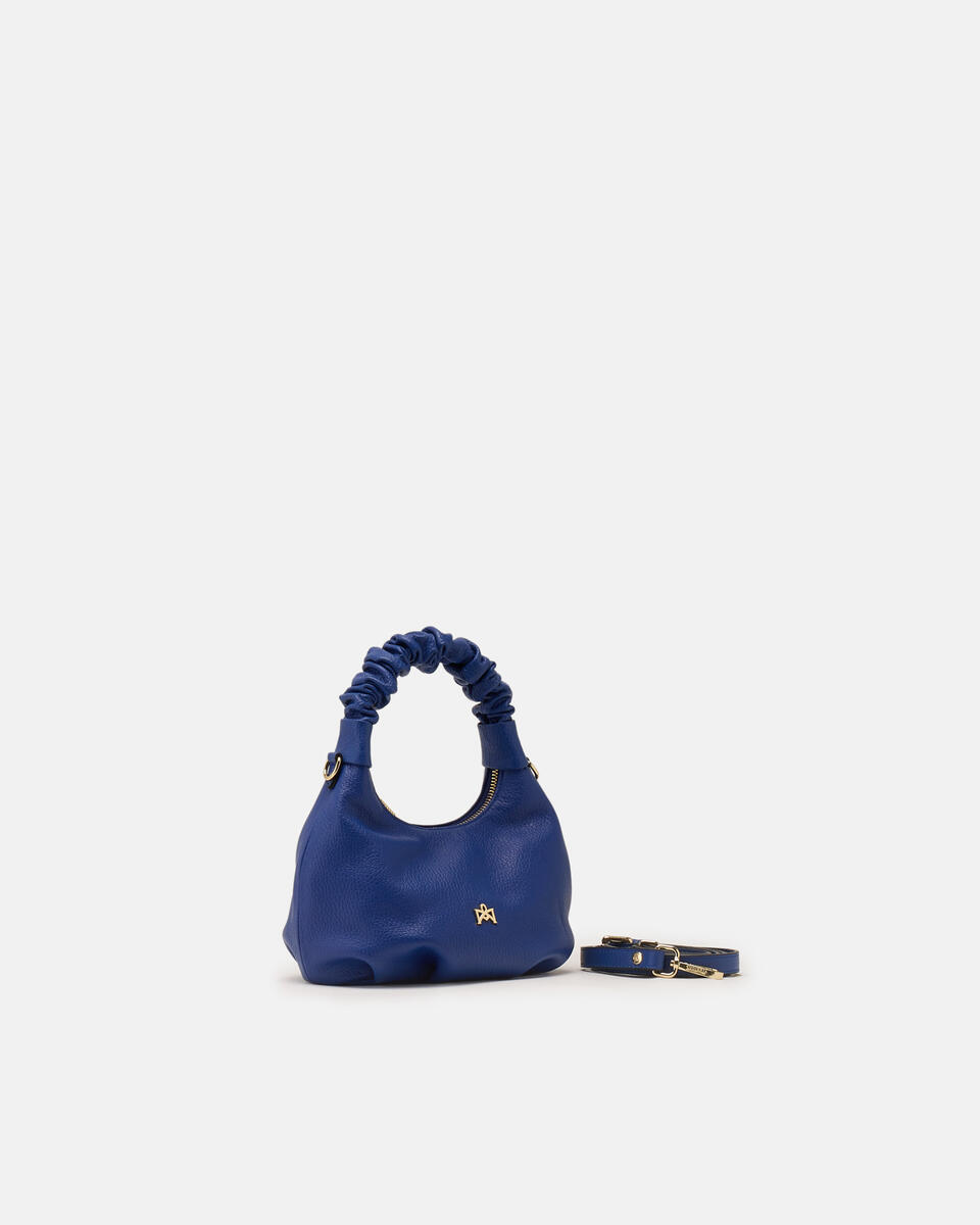 Chop small hobo Bluette  - Borse A Spalla - Borse Donna - Borse - Cuoieria Fiorentina