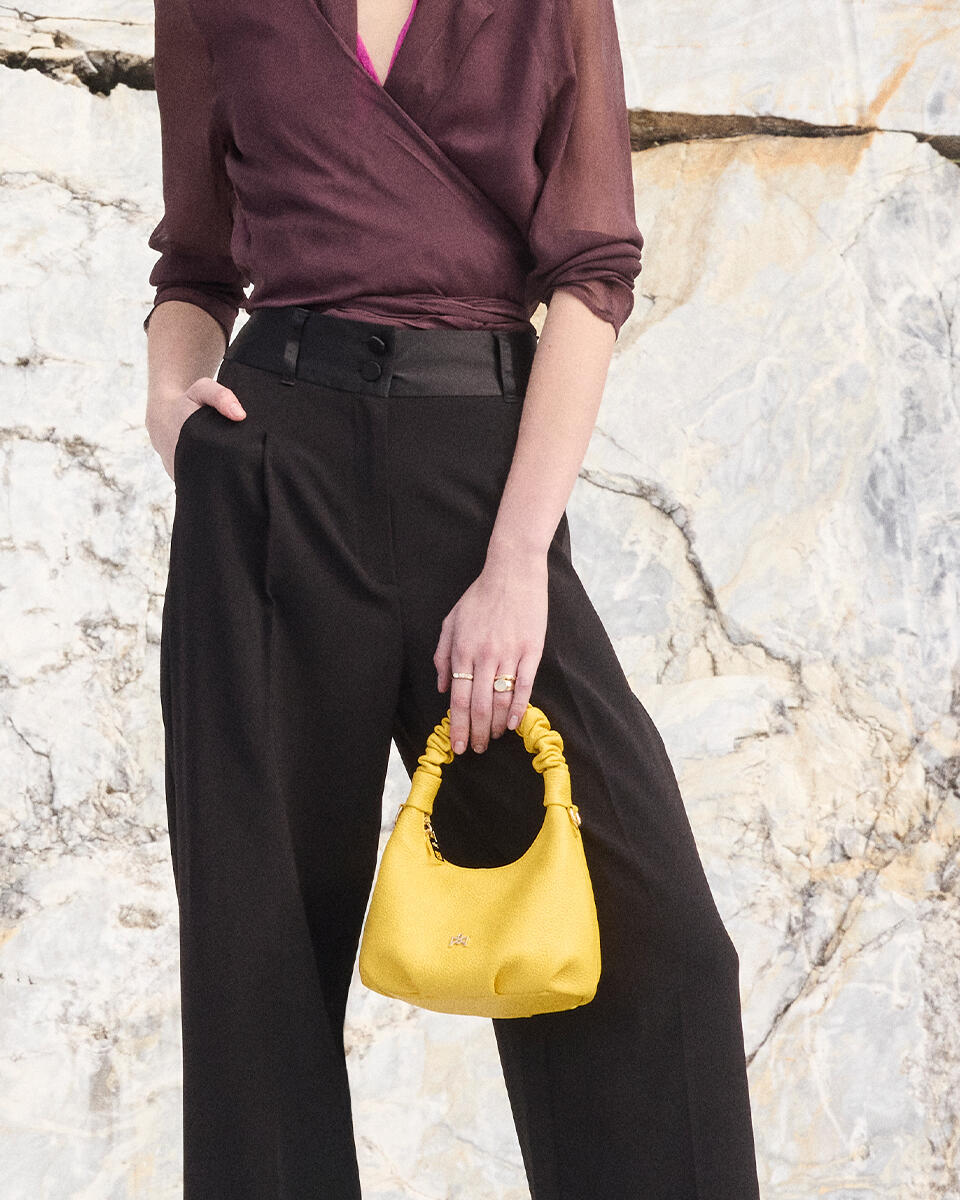 SMALL HOBO BAG Prosecco  - Shoulder Bags - Women's Bags - Bags - Cuoieria Fiorentina