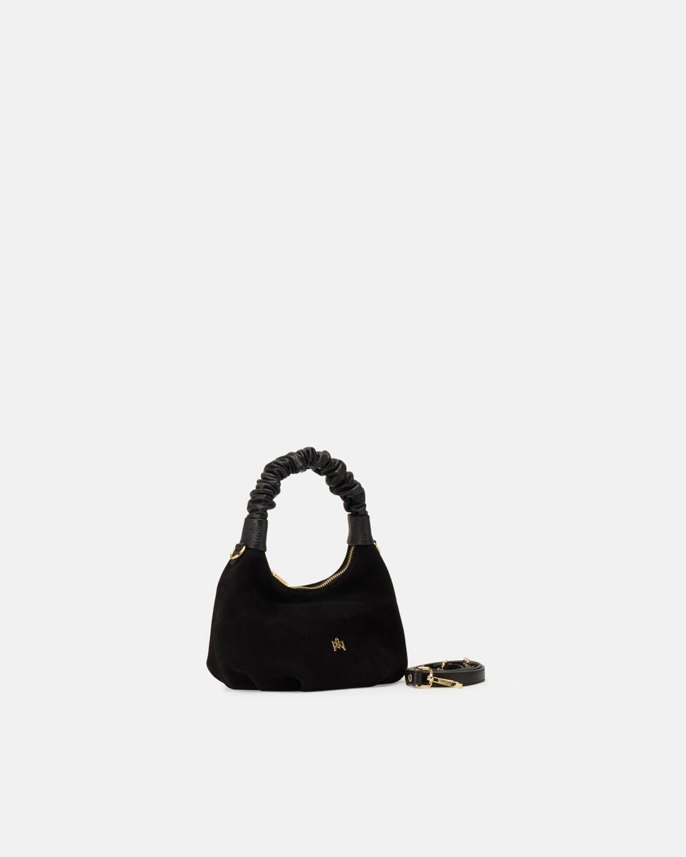 SMALL HOBO BAG Black  - Tote Bags - Women's Bags - Bags - Cuoieria Fiorentina
