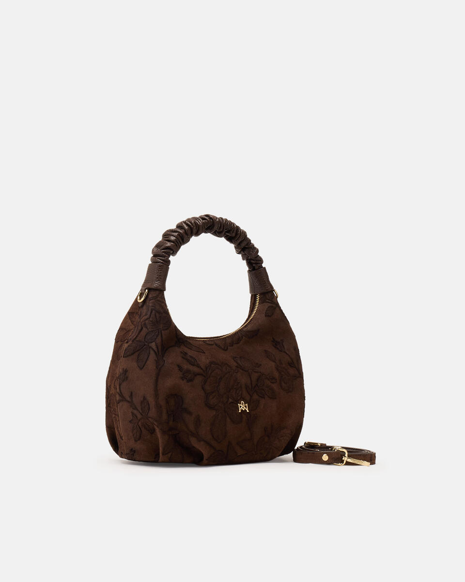 HOBO BAG Chocolate  - Tote Bags - Women's Bags - Bags - Cuoieria Fiorentina