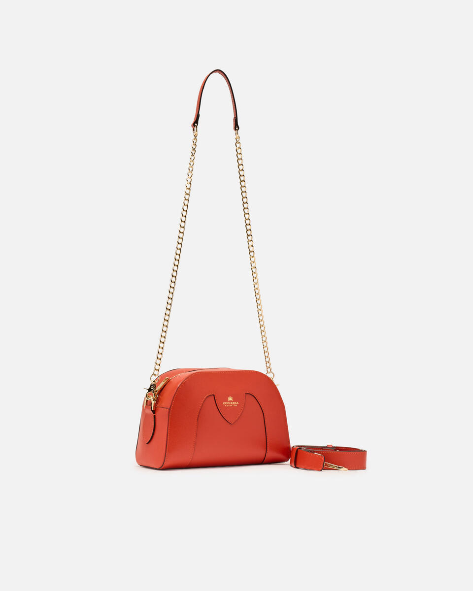 CAMERA BAG Burnt orange  - Cuoieria Fiorentina