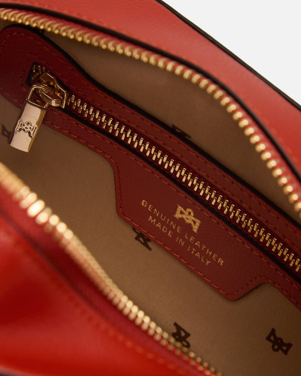CAMERA BAG Burnt orange  - Cuoieria Fiorentina