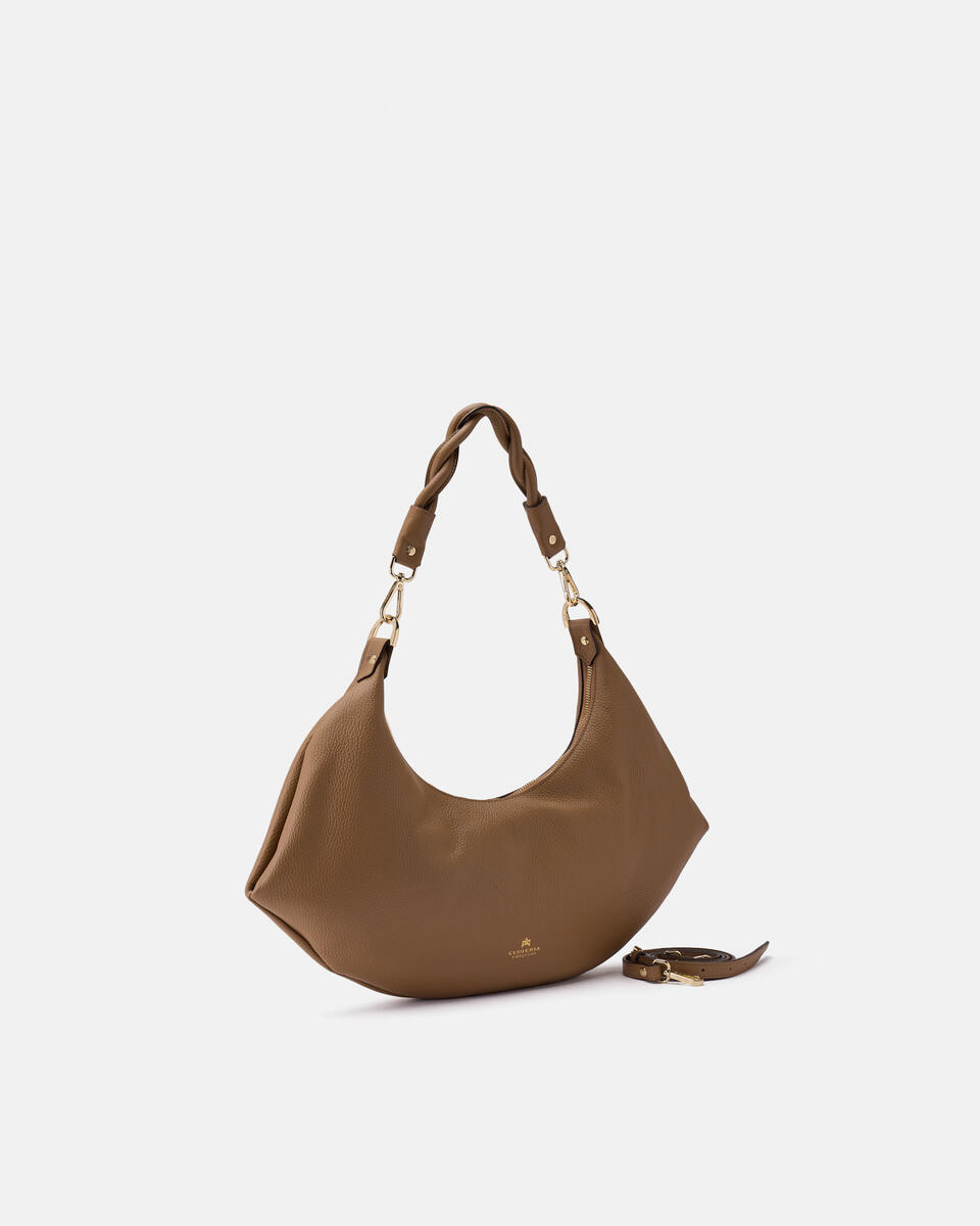 HOBO BAG Desert  - Shoulder Bags - Women's Bags - Bags - Cuoieria Fiorentina