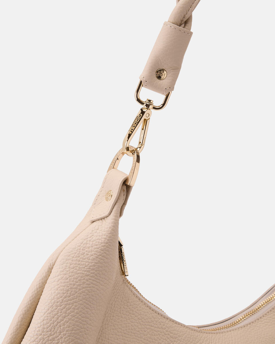 HOBO BAG Prosecco  - Shoulder Bags - Women's Bags - Bags - Cuoieria Fiorentina