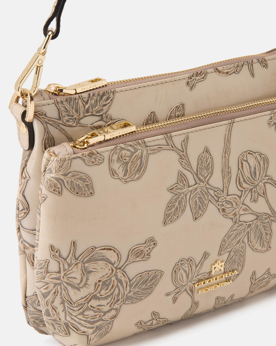 POUCH Taupe  - Crossbody Bags - Women's Bags - Bags - Cuoieria Fiorentina