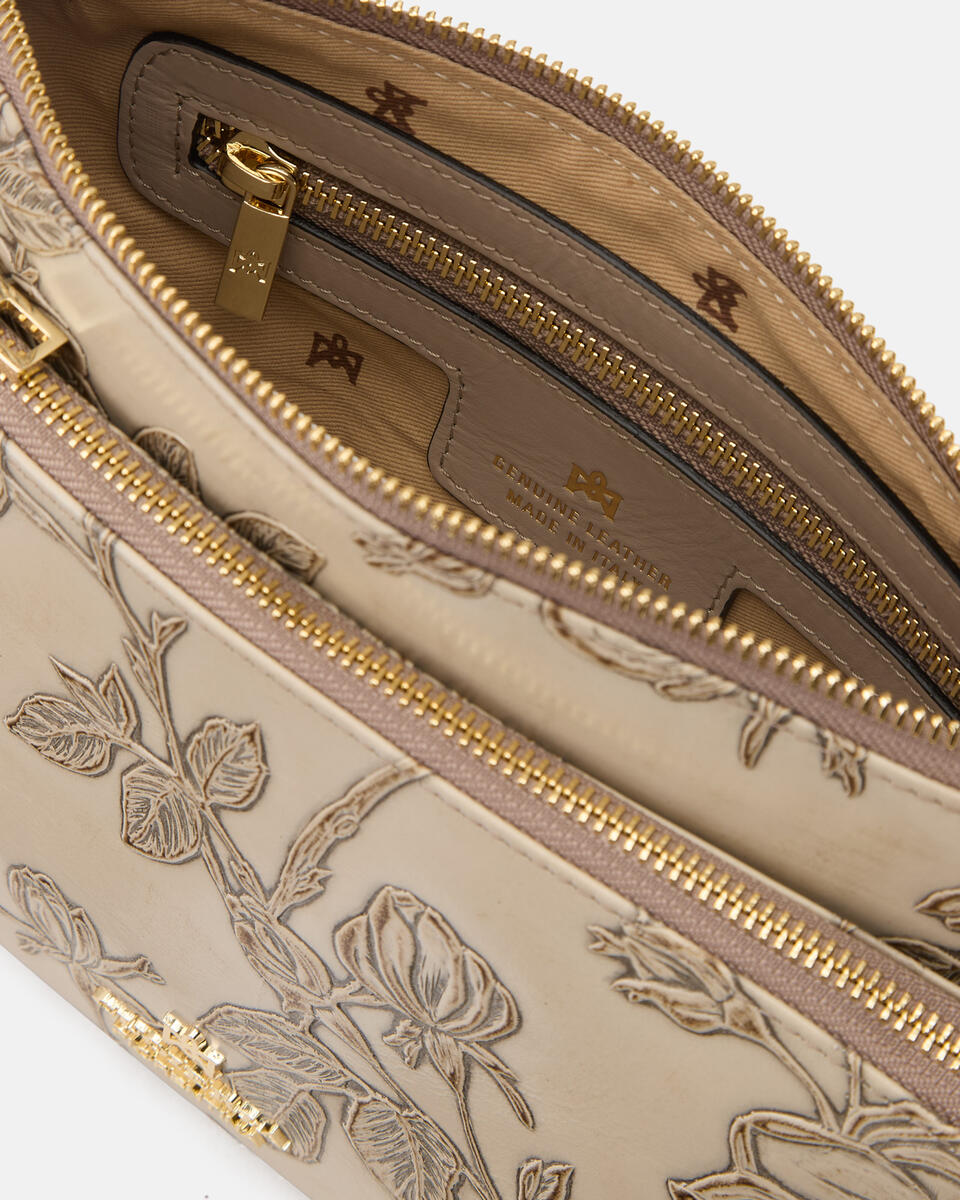 POUCH Taupe  - Crossbody Bags - Women's Bags - Bags - Cuoieria Fiorentina