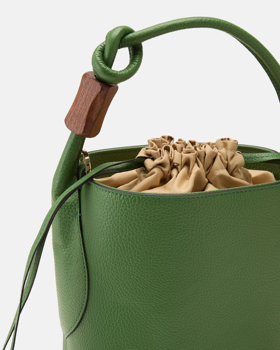 SMALL BUCKET Aloe  - Bucket Bags - Women's Bags - Bags - Cuoieria Fiorentina