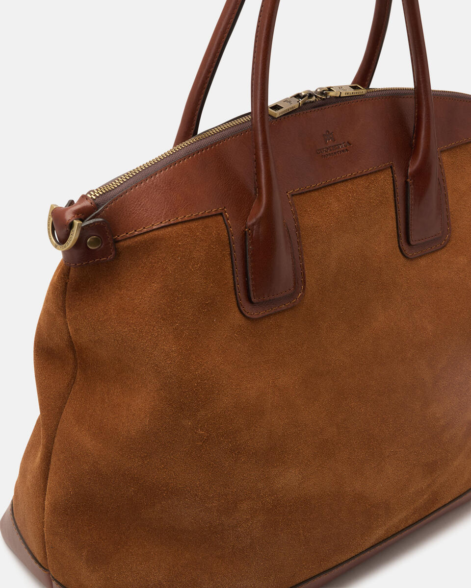 TOTE BAG Brown  - Tote Bags - Women's Bags - Bags - Cuoieria Fiorentina