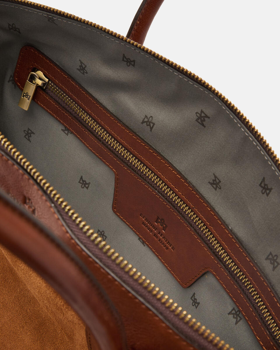 TOTE BAG Brown  - Tote Bags - Women's Bags - Bags - Cuoieria Fiorentina
