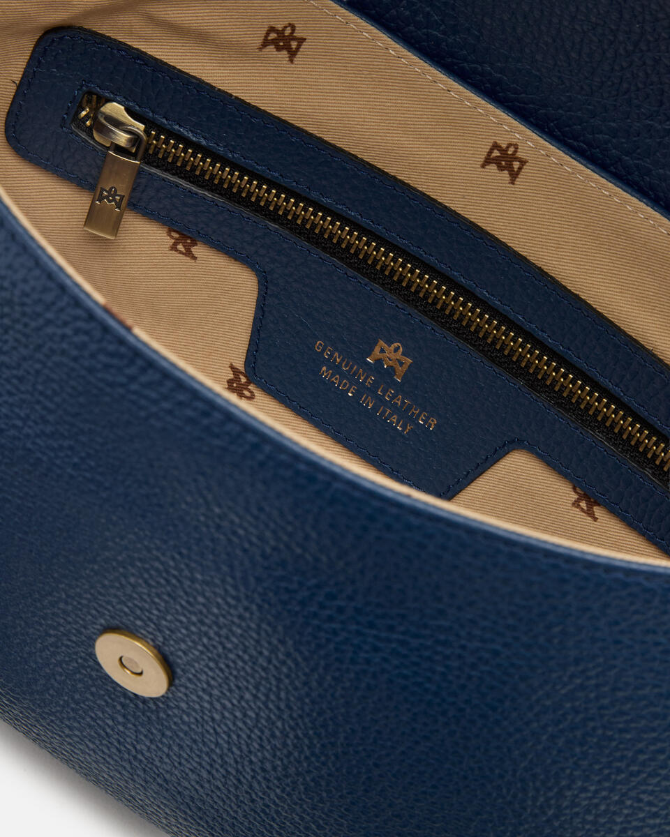 LARGE FLAP BAG Ocean  - Cuoieria Fiorentina