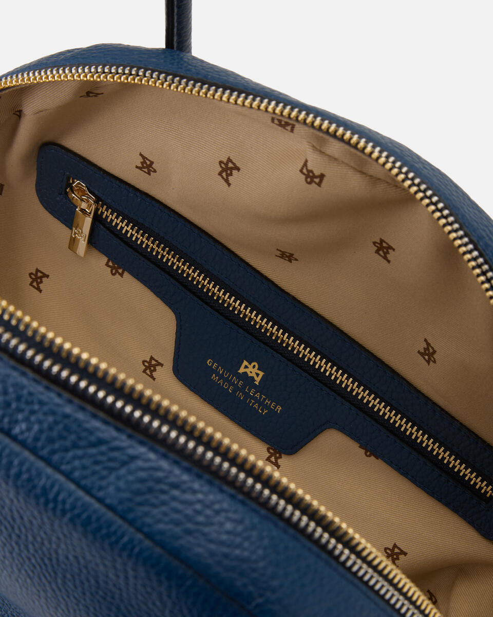 LARGE BOWLING BAG Ocean  - Tote Bags - Women's Bags - Bags - Cuoieria Fiorentina