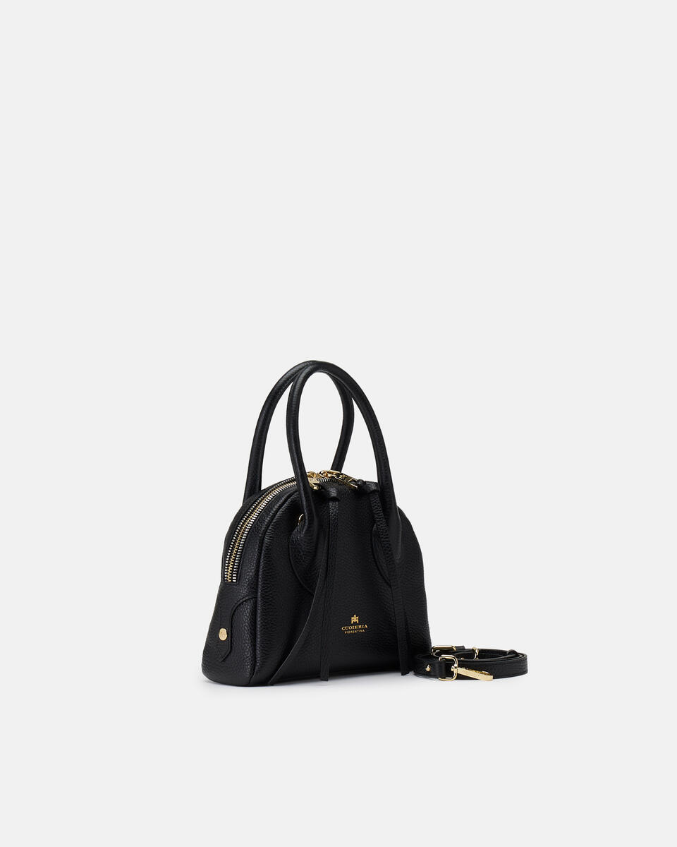 Lua Small Bowling bag Nero  - Mini Bag - Borse Donna - Borse - Cuoieria Fiorentina