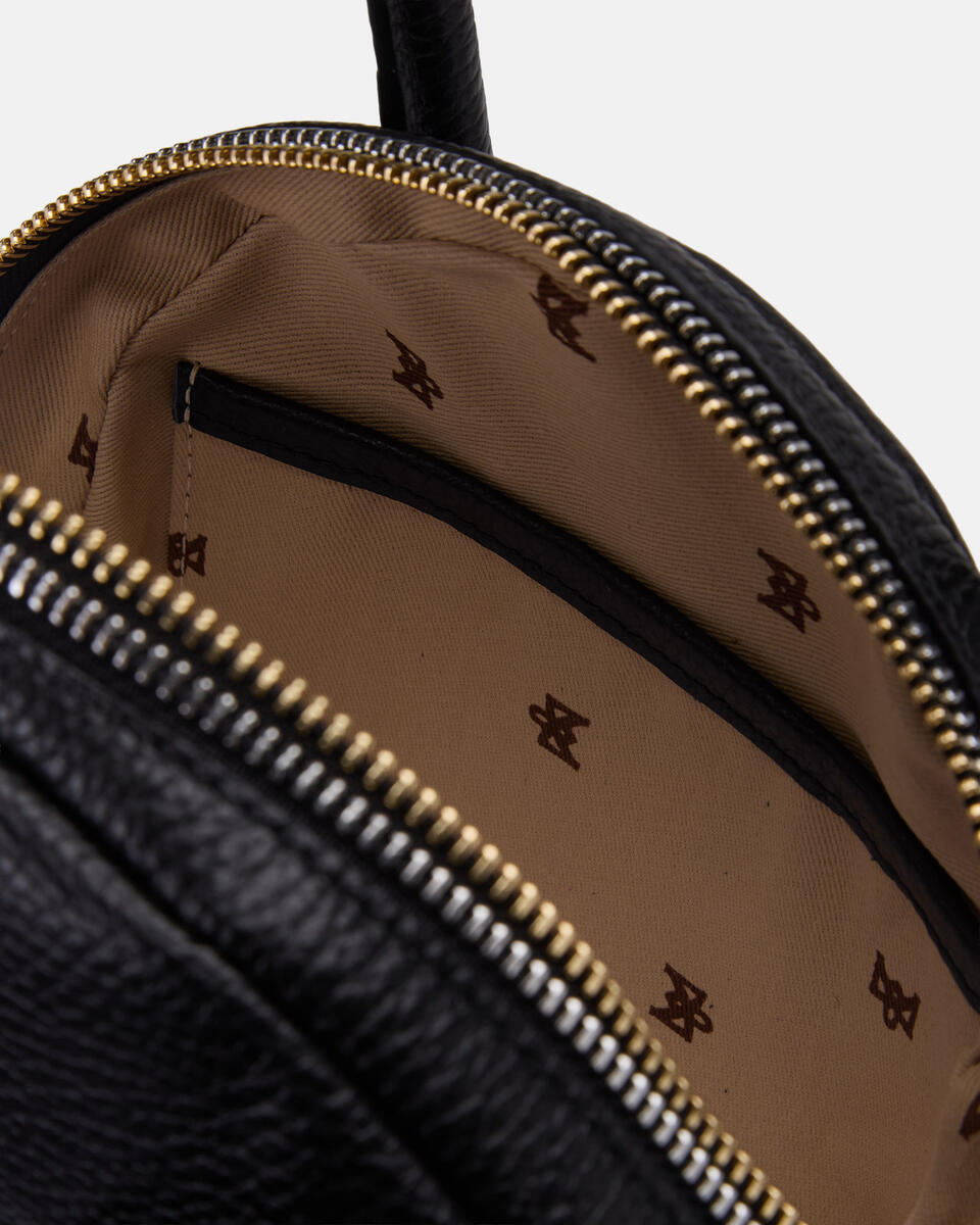 Lua Small Bowling bag Nero  - Mini Bag - Borse Donna - Borse - Cuoieria Fiorentina